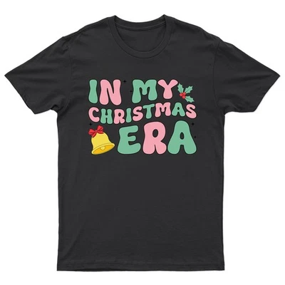 GOFASHIONDIRECT In My Christmas Era T-Shirt Unisex Gift Retro Funny Womens Vintage Mens -b