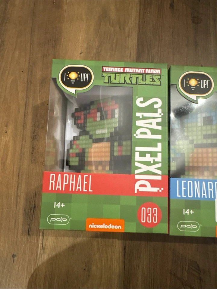 Pixel Pals TMNT Set of 4 New Ultra Rare Lot  - Bild 2 von 4