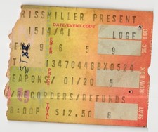 Vintage 1983 Styx Concert Ticket Stub Long Beach CA