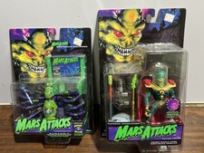 1996 Mars Attacks Supreme Commander and S.A.D.A.A.M.A Action Figure NIB
