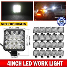 4inch Led Work Light Flood Spot Lights For Truck Off Road Tractor Atv Square 48w 4inch Led Work Light Flood Spot Lights For Truck Off Road Tractor Atv Square 48w