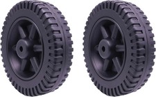 2Pack 6 Inch Grill Wheel BBQ Trolley Wheels U...