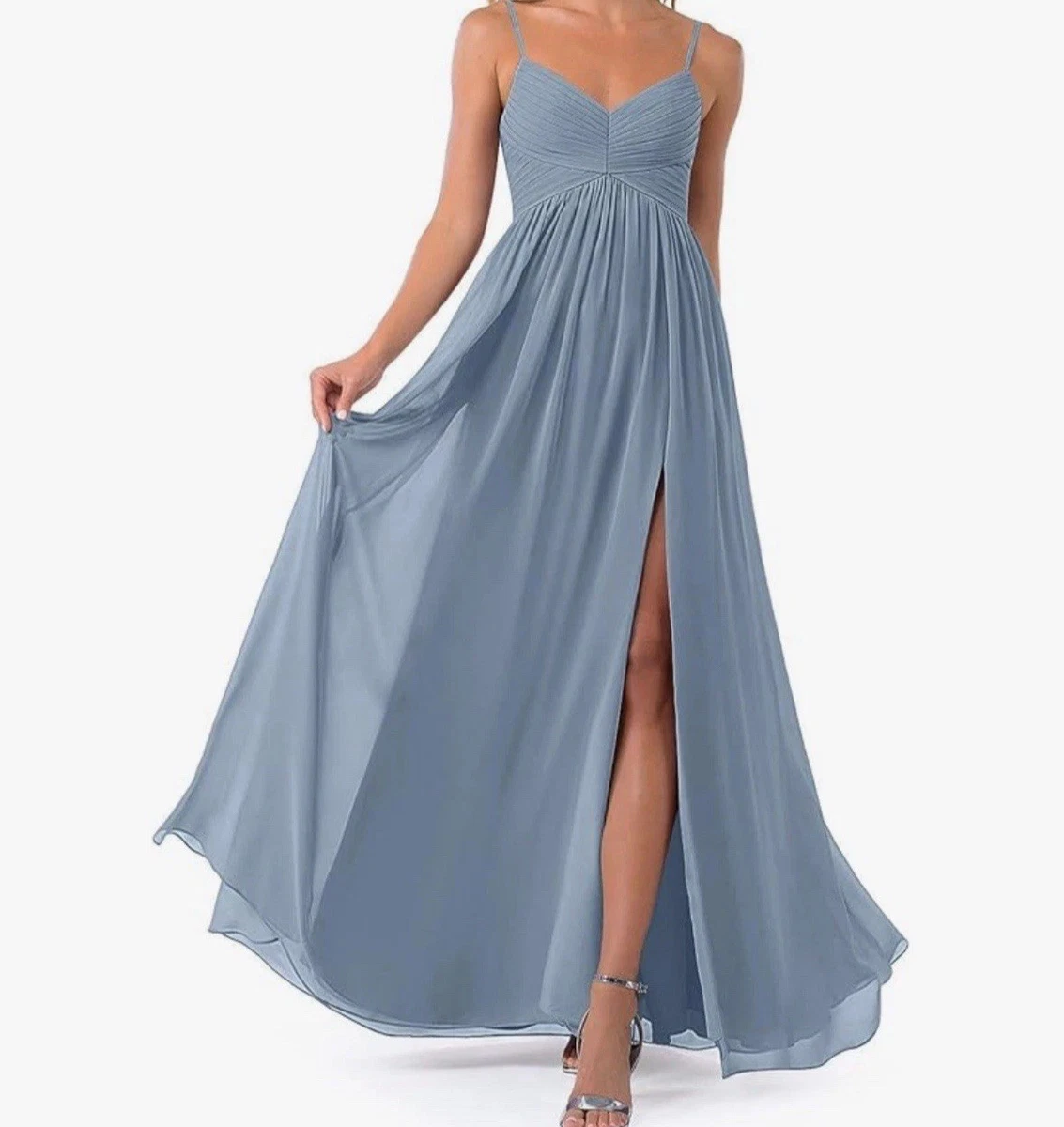 light blue bridesmaid dress products for sale | eBay