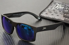 Detour Big Kahuna XL Matte Black Deep Blue Polarized Sunglasses *Open Box