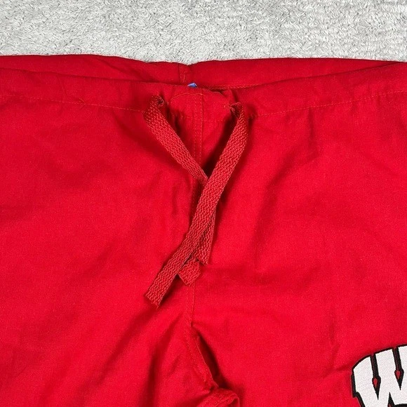 Pantalones Médicos GetScrubs Rojos Grandes Wisconsin Badgers Con Logo Nuevo Con Etiquetas Enfermera Médica Foto 3 de 4