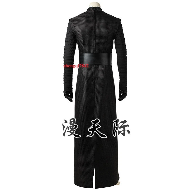 Star Wars Los Últimos Jedi Kylo Ren Cosplay Conjunto Completo Disfraz Capa Negra Halloween Foto 2 de 4