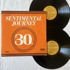 Sentimental Journey 30's 40's PRS-356 RCA Brookville Records Vinyl 2xLP vg+