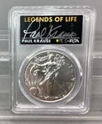 2021 T-1 American Silver Eagle - PCGS - MS 70 - Last Day - Paul Krause