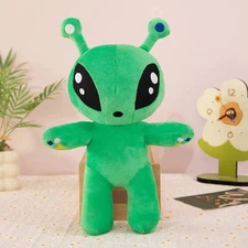 IKEA AFTONSPARV Alien Plush Green For Kids Favorite Soft Toy 30cm Stuffed Anime