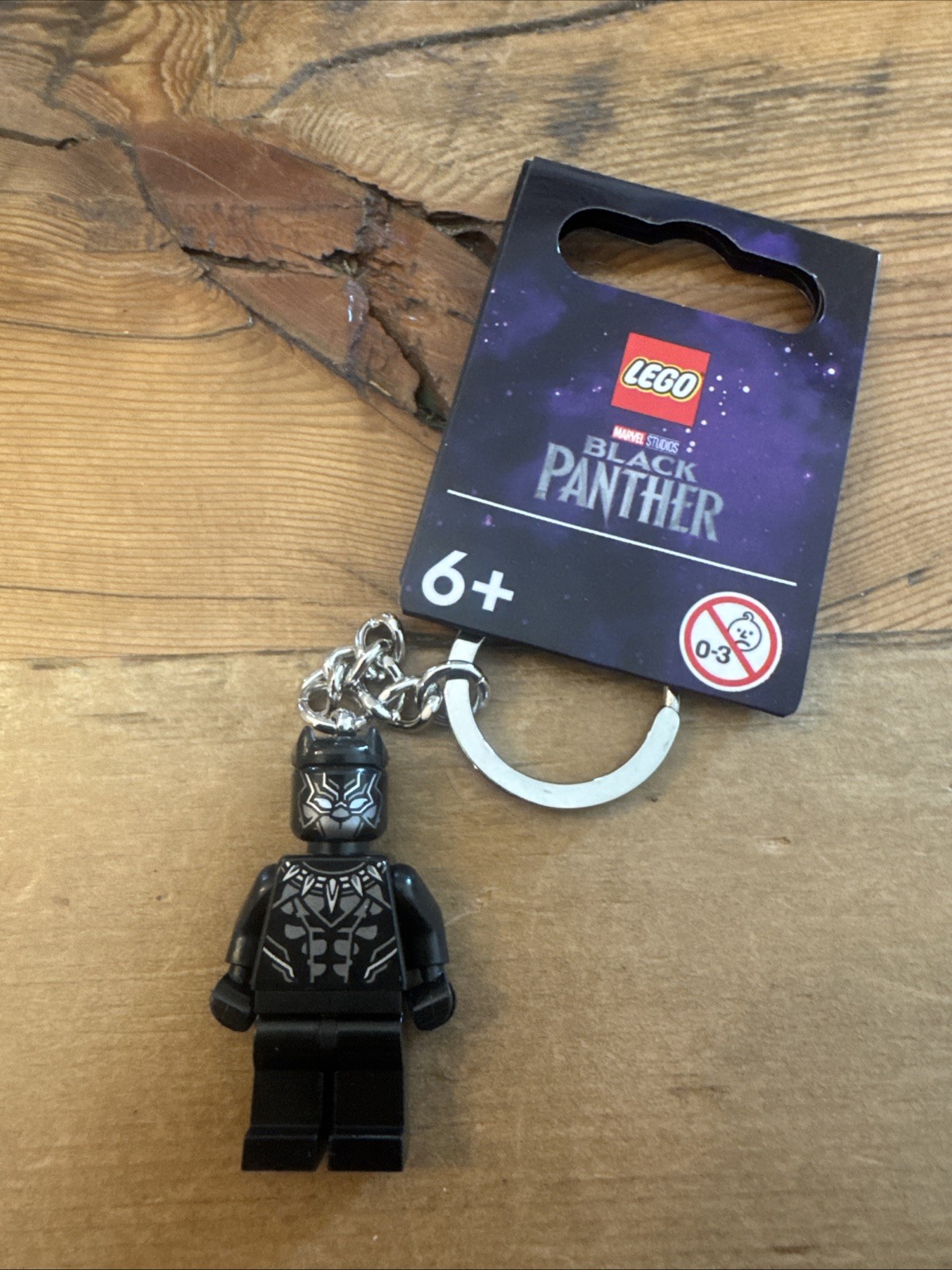 New LEGO  Marvel Black Panther Mini-Fig Keychain 
