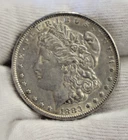 1883  US Morgan Silver Dollar $1  AU (Cleaned)