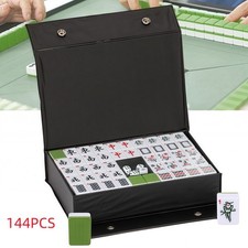 144pcs Mahjong Set Chinesisches Mah Jong Spie...