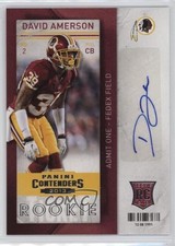 2013 Panini Contenders David Amerson #130 Auto 1b16