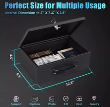 Fire Resistant Safe Fire Safe Box with Key Lock P4c