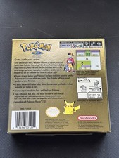 Pokemon Gold Version Nintendo Gameboy Color, 2000, Complete in Box
