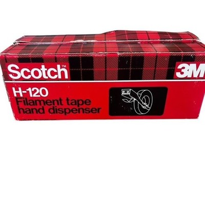 3M Scotch H-120 Filament Tape Hand Dispensers Set of 2 Boxed