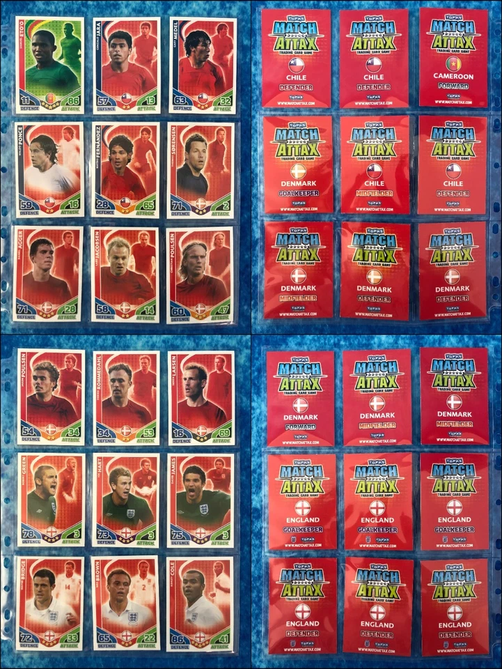 Topps Match Attax FIFA World Cup 2010 Football trading card complete base set - Image 4 of 4