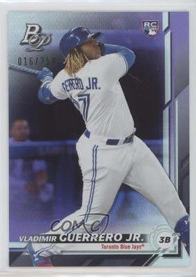 2019 Bowman Platinum Wal-Mart Purple Foil Vladimir Guerrero Jr Rookie RC 0ls