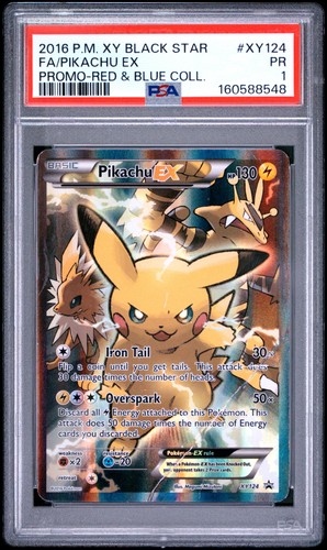 Pikachu-EX graded PSA 1 for sale on eBay