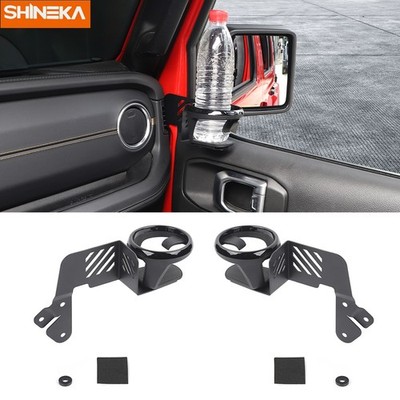 For 2018-23 Jeep Wrangler JL JT Front Door Mount Cup Holder Bracket Stand Acces