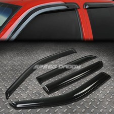For 09-17 Ram 1500-3500 Smoke Tint Window Visor Shadesun Windrain Deflector