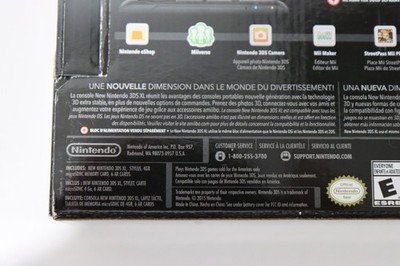 Nintendo New 3DS XL 4GB Handheld Gaming System - Black for sale