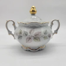 Falling Leaves by Mitterteich Sugar Bowl With Lid Discontinued