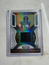 2025 Panini Certified Travis Hunter New Generation jersey patch /499 Jaguars
