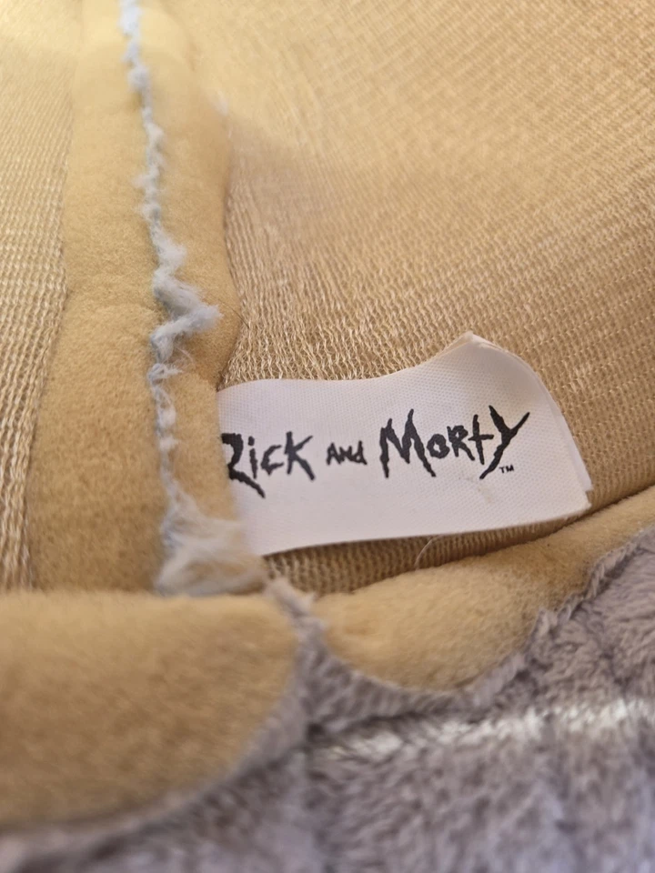 Abrigo de laboratorio Rick & Morty Rick Sanchez usado + máscara para la cabeza adulto S LEER Foto 3 de 4