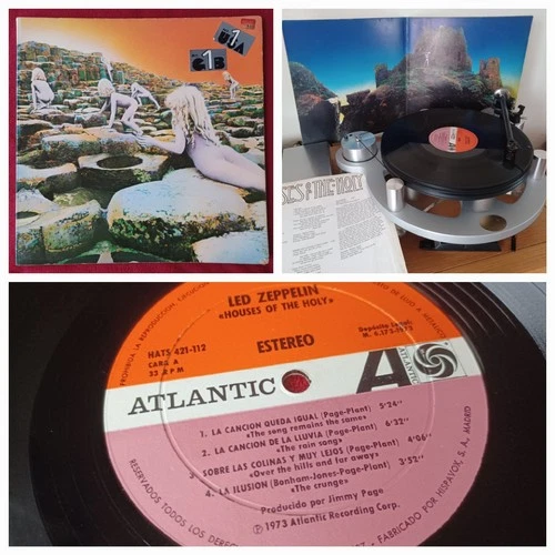 LED ZEPPELIN Houses Of The Holy  Vinyl LP 1973 Spain 1st Press Sounds Fantastic!