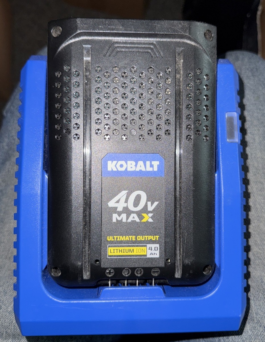 Kobalt 40V 40 Volt Max Ah Battery and Charger Combo Fast