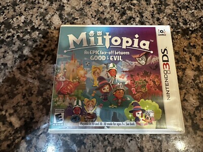 MIITOPIA (NINTENDO 3DS, 2017) CIB