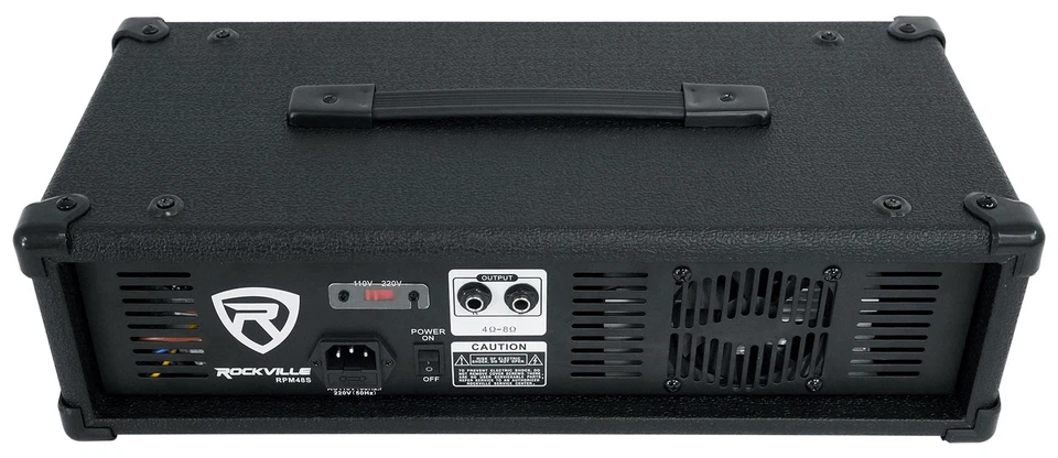 Rockville RPM48S 2400w Powered 4 Channel Mixer/Stereo Amplifier w Bluetooth/EQ - Image 4 of 4