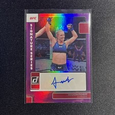🥊 Manon Fiorot - AUTO - PURPLE - SIGNATURE SERIES - | Panini Donruss UFC 23 🥊