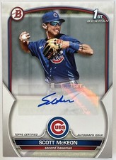 2023 Bowman 1st AUTO Scott McKeon Chicago Cubs #PPA-SM📈🔥
