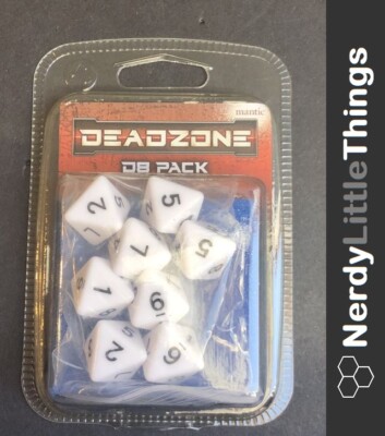 Tabletop - Mantic Games - Deadzone - D8 dice pack - W8 Würfel Set - Neu