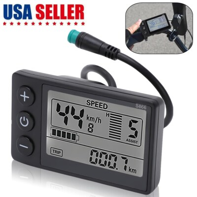 #ad #ad For E Bike LCD Display 24V 36V 48V Display E Bicycle MTB Part Electric Bike 2024 $23.13