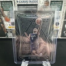 Obsidian Basketball 2023-24 De'Aaron Fox #158 Sacramento Kings
