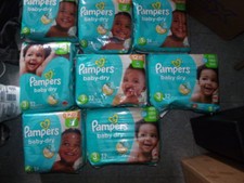 LOT OF 368 KIDS DIAPERS PAMPERS - SIZES AS IT IS - PICK UP ONLY BERGEN COUNTY NJ