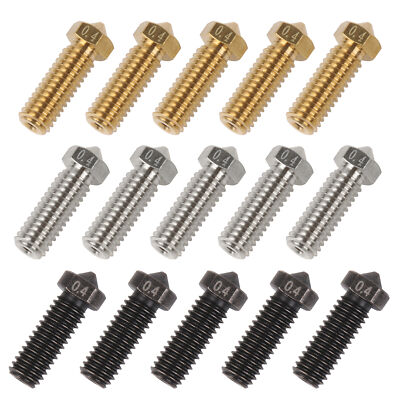15PCS 3D Printer Nozzles E3D Large aperture Replacement for Anycubic、Kobra