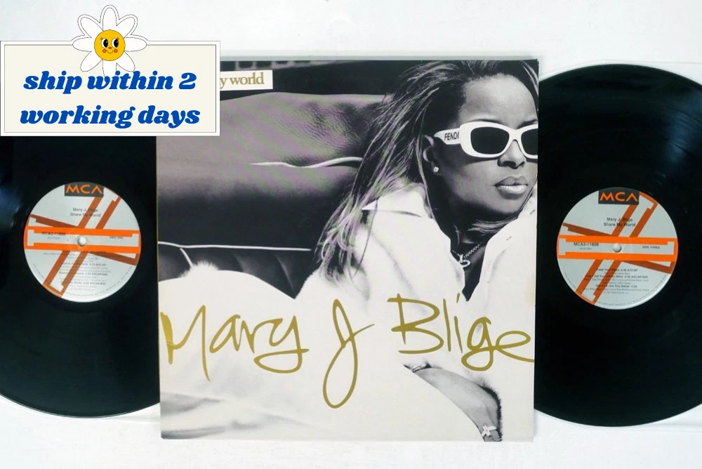 Mary J. Blige Share My World US Original 2LP 1997 Vinyl MCA2-1160 MCA EX+/EX