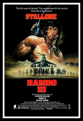Rambo 3 Alt. Movie Poster Print & Unframed Canvas Prints