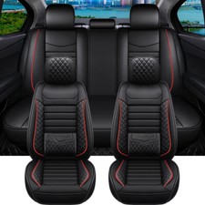 Universal Faux Leather Car Seat Cover: Easy-Clean, Comfort Design, Enhance Car