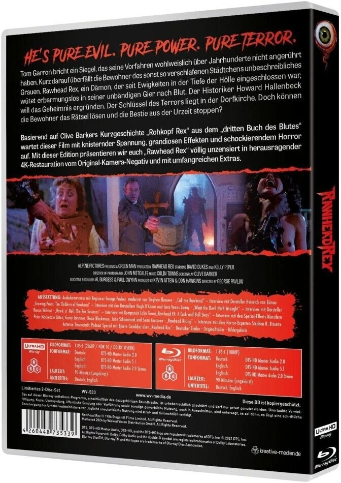 Rawhead Rex (1986) (Special Edition, Uncut, 4K Ultra HD + Blu-ray) Wicked Vision - Image 2 of 4