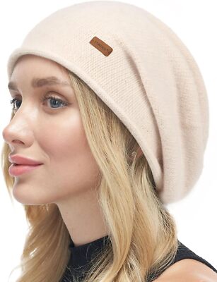 FURTALK Cashmere Slouchy Beanies for Women Winter Hats Soft