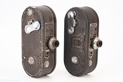 Keystone 8mm Film Cine Camera Model K-8 Lot of 2 AS-IS for Parts