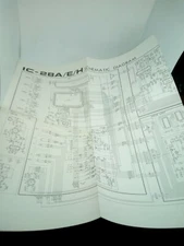 ICOM IC-28A / E/H SCHEMATIC DIAGRAM ORIGINAL AMATEUR RADIO DIAGRAM HF
