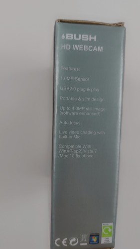 Bush HD Webcam Plug and Play 1.0MP SMP-11A6 Sensor, , Portable Vintage USB2.0 - Photo 13/14