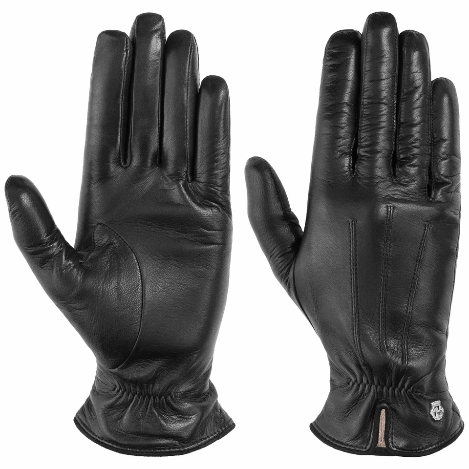 ROECKL Raffung Leder Damenhandschuhe Lederhandschuhe - Bild 1 von 1