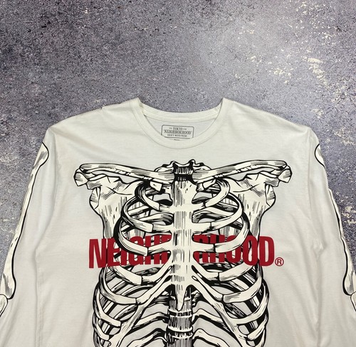 NEIGHBORHOOD Skull Print Long Sleeve size XL - Picture 3 of 16